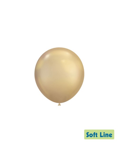 Palloncini Soft Line Cromato 5" - 13cm Oro Chiaro 124 - 100pz | G3S Ingrosso