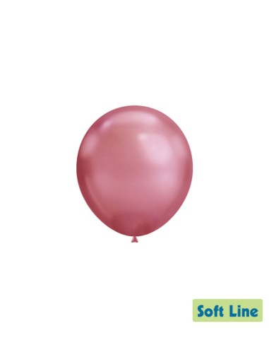 Palloncini Soft Line Cromato 5" - 13cm Rosa 114 - 100pz | Vendita Ingrosso G3S