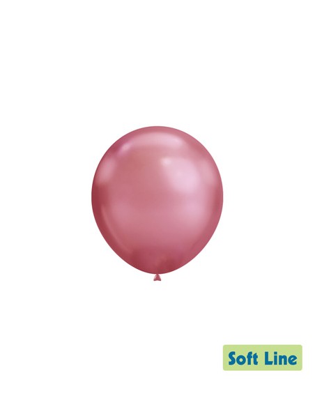 Palloncini Soft Line Cromato 5" - 13cm Rosa 114 - 100pz | Vendita Ingrosso G3S