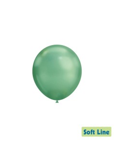 Palloncini Soft Line Cromato 5" - 13cm Verde 121 - 100pz | G3S