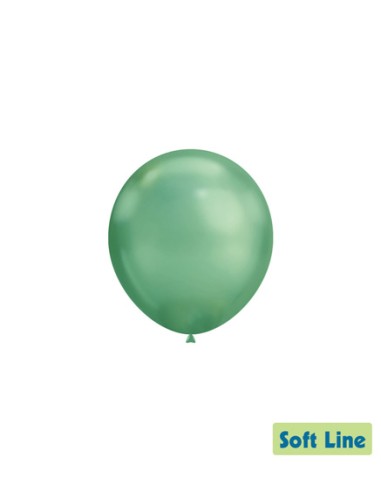 Palloncini Soft Line Cromato 5" - 13cm Verde 121 - 100pz | G3S