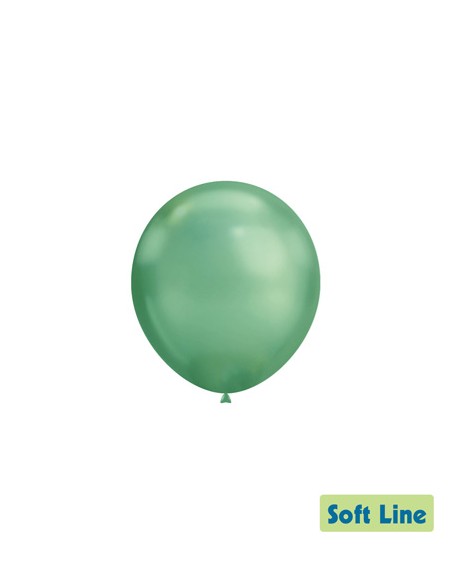 Palloncini Soft Line Cromato 5" - 13cm Verde 121 - 100pz | G3S