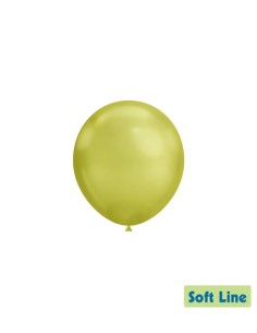 Palloncini Soft Line Cromato 5" - 13cm Verde Lime 122 - 100pz | G3S Ingrosso