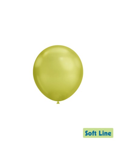 Palloncini Soft Line Cromato 5" - 13cm Verde Lime 122 - 100pz | G3S Ingrosso