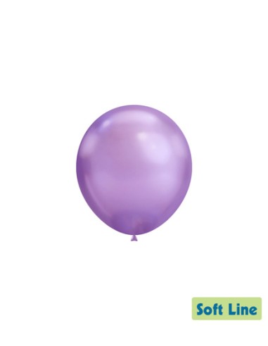 Palloncini Soft Line Cromato 5" - 13cm Viola 123 - 100pz | Vendita Ingrosso G3S