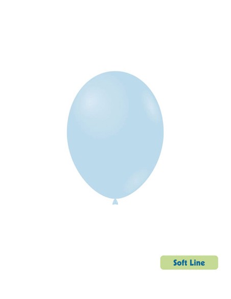Palloncini Soft Line Pastello 12" - 30cm Celeste Baby 127 - 50pz | G3S