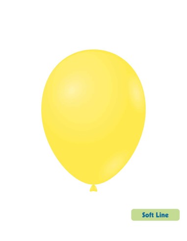 Palloncini Soft Line Pastello 12" - 30cm Giallo 132 - 50pz | Vendita Ingrosso G3S