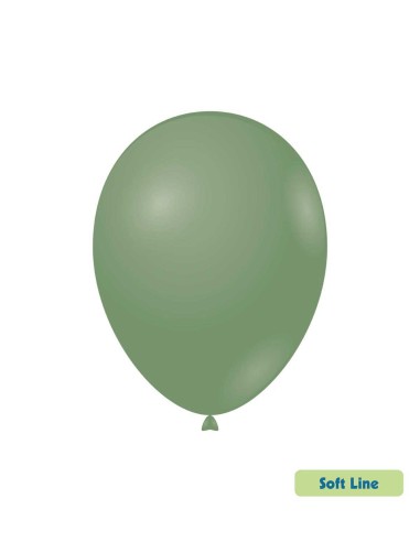 Palloncini Soft Line Pastello 12" - 30cm Verde Eucalipto 142 - 50pz | Vendita Ingrosso G3S
