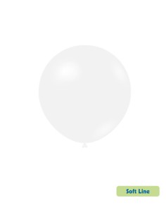 Palloncini Soft Line Pastello 18" - 46cm Bianco 125 - 20pz | G3S Party