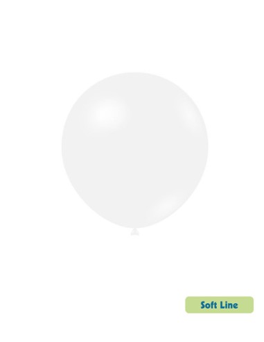 Palloncini Soft Line Pastello 18" - 46cm Bianco 125 - 20pz | G3S Party