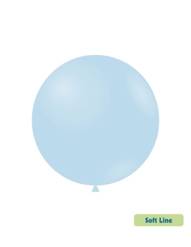 Palloncini Soft Line Pastello 18" - 46cm Celeste Baby 127 - 20pz | G3S Party