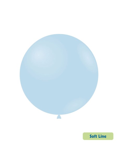 Palloncini Soft Line Pastello 18" - 46cm Celeste Baby 127 - 20pz | G3S Party