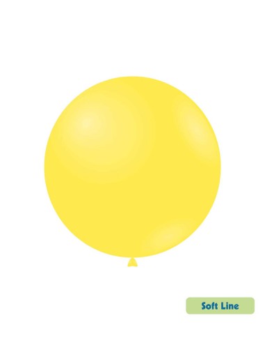 Palloncini Soft Line Pastello 18" - 46cm Giallo 132 - 20pz | G3S Ingrosso