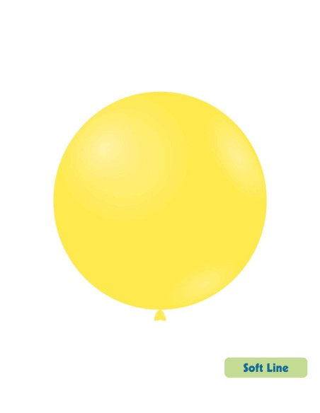 Palloncini Soft Line Pastello 18" - 46cm Giallo 132 - 20pz | G3S Ingrosso