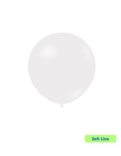 Palloncini Soft Line Pastello 18" - 46cm Trasparente 136 - 20pz | G3S