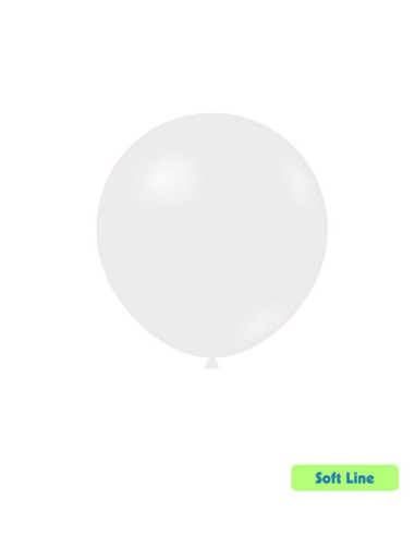 Palloncini Soft Line Pastello 18" - 46cm Trasparente 136 - 20pz | G3S