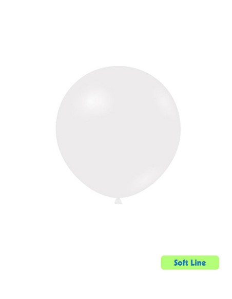 Palloncini Soft Line Pastello 18" - 46cm Trasparente 136 - 20pz | G3S