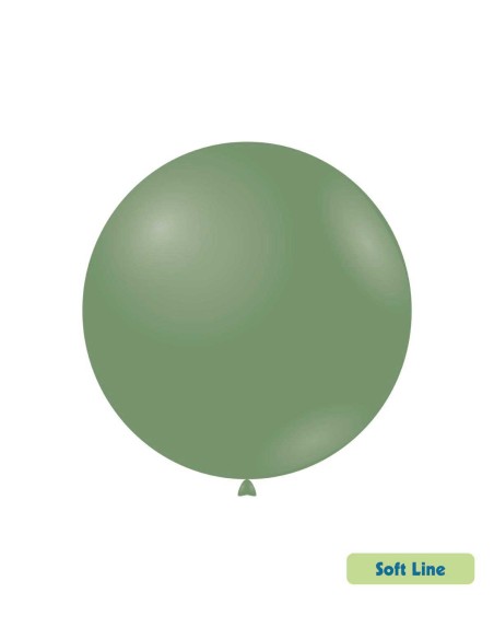 Palloncini Soft Line Pastello 18" - 46cm Verde Eucalipto 142 - 20pz | Vendita Ingrosso G3S