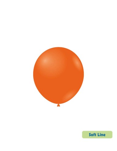 Palloncini Soft Line Pastello 5" - 13cm Arancione 131 - 100pz | Vendita Ingrosso G3S