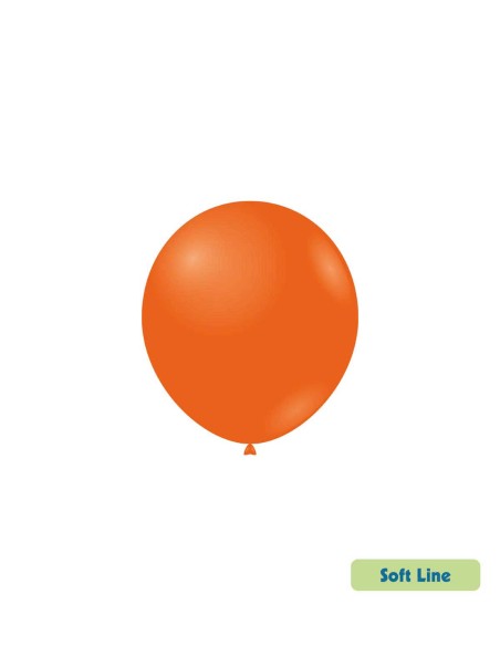Palloncini Soft Line Pastello 5" - 13cm Arancione 131 - 100pz | Vendita Ingrosso G3S