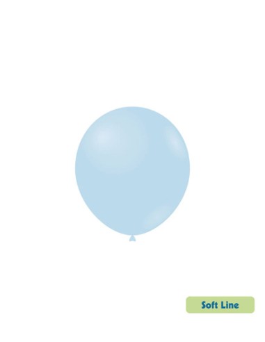 Palloncini Soft Line Pastello 5" - 13cm Celeste Baby 127 - 100pz | G3S Party