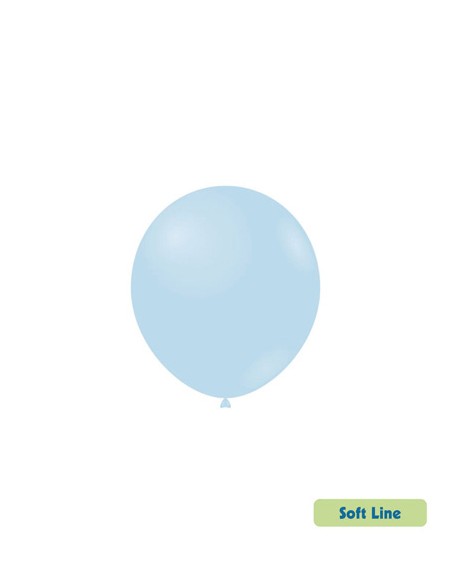 Palloncini Soft Line Pastello 5" - 13cm Celeste Baby 127 - 100pz | G3S Party
