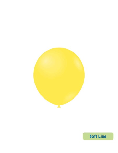 Palloncini Soft Line Pastello 5" - 13cm Giallo 132 - 100pz | G3S Ingrosso