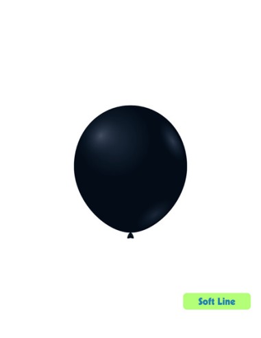 Palloncini Soft Line Pastello 5" - 13cm Nero 128 - 100pz | G3S Ingrosso