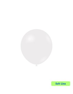 Palloncini Soft Line Pastello 5" - 13cm Trasparente 136 - 100pz | G3S