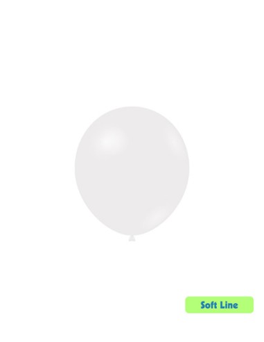 Palloncini Soft Line Pastello 5" - 13cm Trasparente 136 - 100pz | G3S