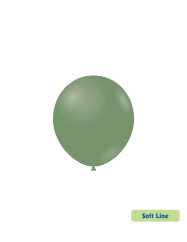 Palloncini Soft Line Pastello 5" - 13cm Verde Eucalipto 142 - 100pz | Vendita Ingrosso G3S
