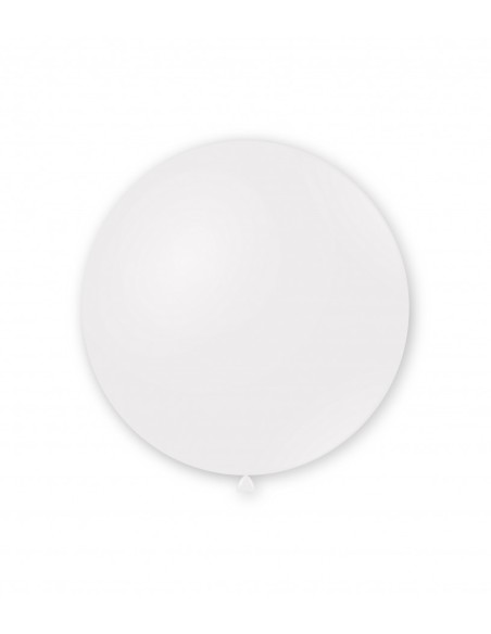 Palloncini Classic Line Pastello 19" - 48cm Bianco 10 - 50pz | Vendita Ingrosso G3S