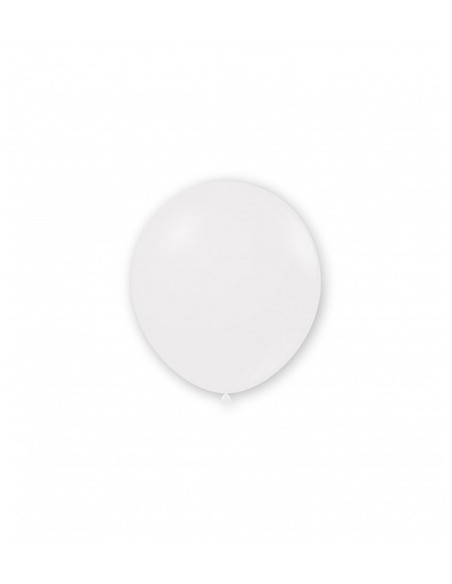 Palloncini Classic Line Pastello 5" - 13cm Bianco 10 - 100pz | G3S