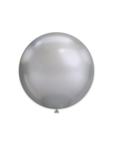 Palloncini Classic Line Cromato 19" - 48cm Argento 89 - 25pz | G3S Ingrosso