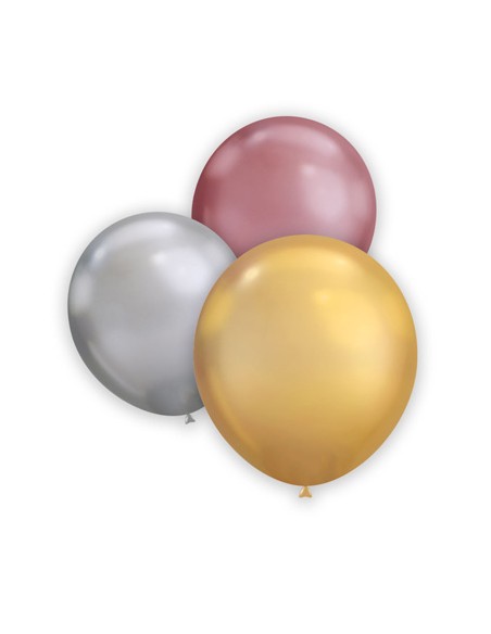 Palloncini Classic Line Cromato 5" - 13cm Colori Assortiti - 100pz | G3S
