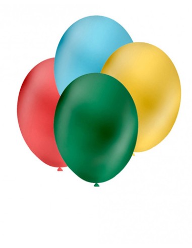 Palloncini Classic Line Metallizzato 10" - 26cm Colori Assortiti - 100pz | G3S Ingrosso