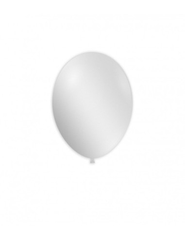 Palloncini Classic Line Metallizzato 13" - 33cm Bianco 62 - 100pz | G3S