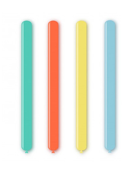 Palloncini Modellabili Classic Line Pastello 260 Colori Assortiti - 100pz | G3S Party