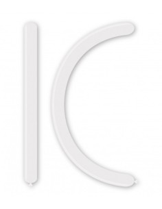 Palloncini Modellabili Classic Line Pastello 260 Bianco 10 - 100pz | G3S Ingrosso