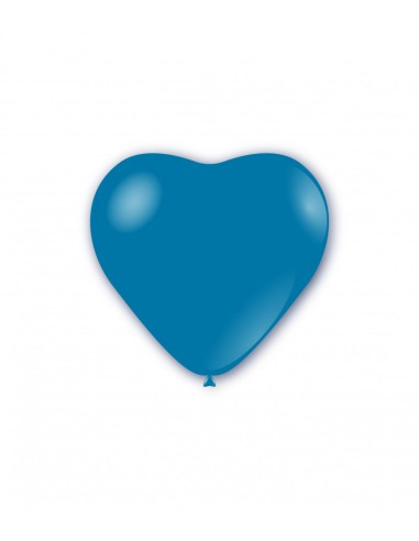 Palloncini Cuore Classic Line Pastello 11" - 25cm Blu 52 - 100pz | G3S Ingrosso