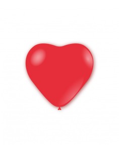 Palloncini Cuore Classic Line Pastello 11" - 25cm Rosso 19 - 100pz | G3S Ingrosso