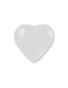 Palloncini Cuore Classic Line Pastello 11" - 25cm Trasparente 57 - 100pz | Vendita Ingrosso G3S