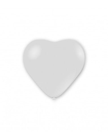Palloncini Cuore Classic Line Pastello 11" - 25cm Trasparente 57 - 100pz | Vendita Ingrosso G3S