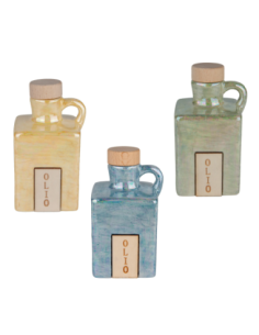 Oliera Shine Cubo in porcellana h 11