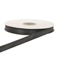Nastro Doppio Raso 25 mm x 50 m - Nero - vista bobina 2
