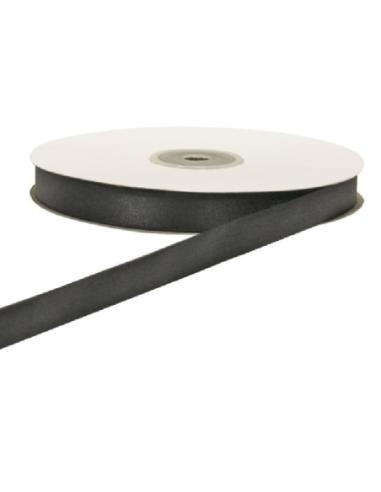 Nastro Doppio Raso 25 mm x 50 m - Nero - dettaglio nastro Nero