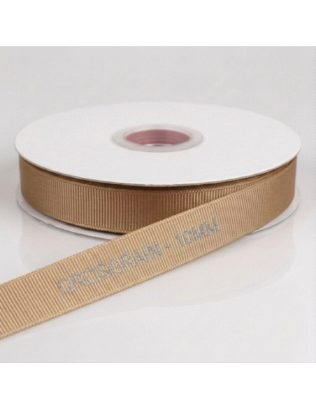 Nastro Grosgrain 10 mm x 50 m - Beige - vista bobina