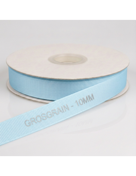Nastro Grosgrain 10 mm x 50 m - Cielo - vista bobina