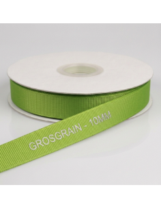 Nastro Grosgrain 10 mm x 50 m - Verde - vista bobina