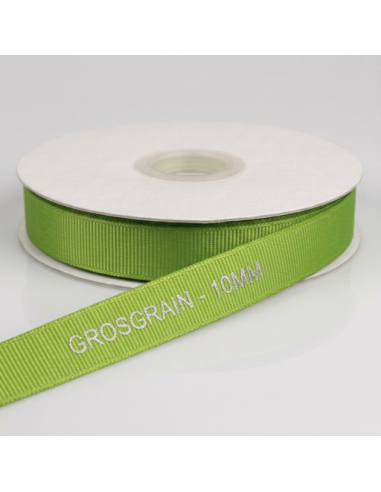 Nastro Grosgrain 10 mm x 50 m - Verde - vista bobina